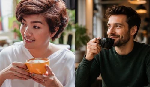Comparación entre una fotografía real y una imagen generada por inteligencia artificial