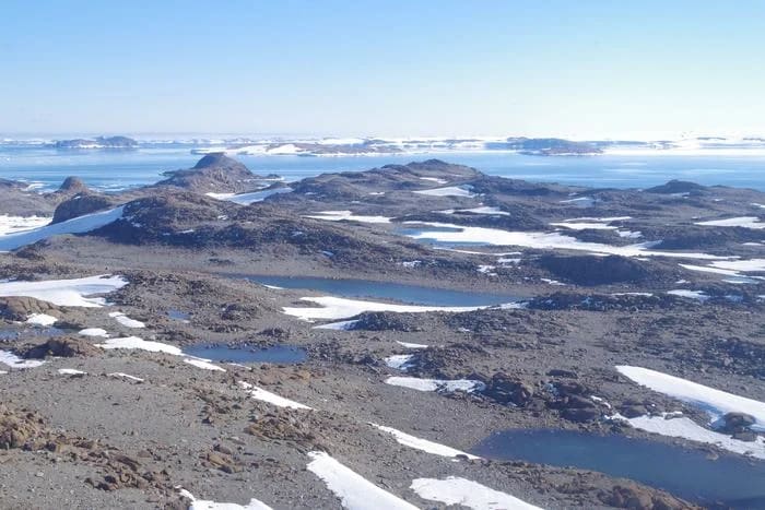 Vista aérea de Bunger Hills