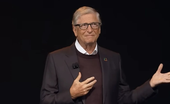 Bill Gates en una conferencia