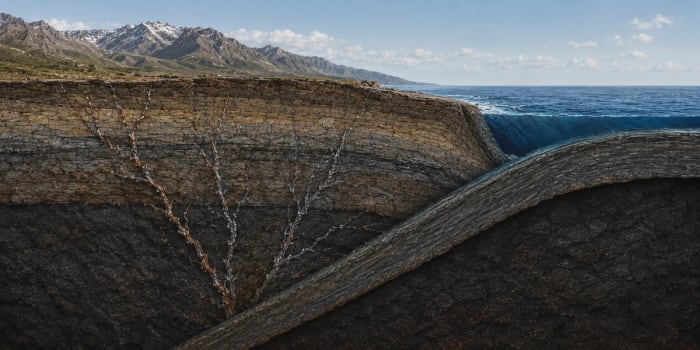 Zona de subducción y formación de yacimientos minerales bajo la corteza
