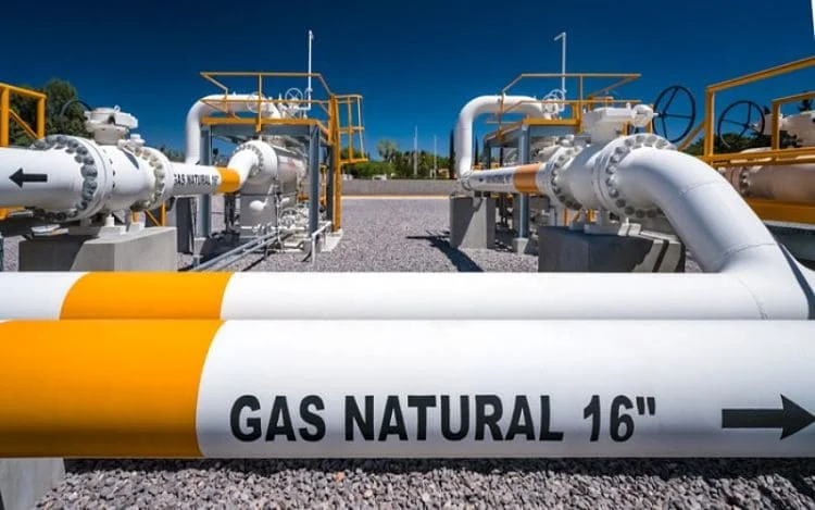 Imagen de un extractor de gas natural.