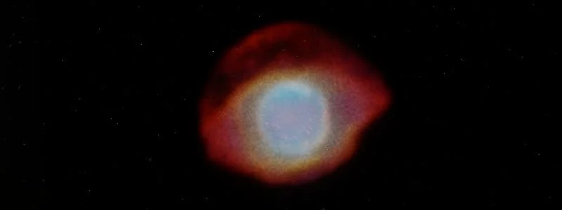 Imagen de la Nebulosa Hélice, conocida como el 'Ojo de Dios', ubicada en la constelación de Acuario.
