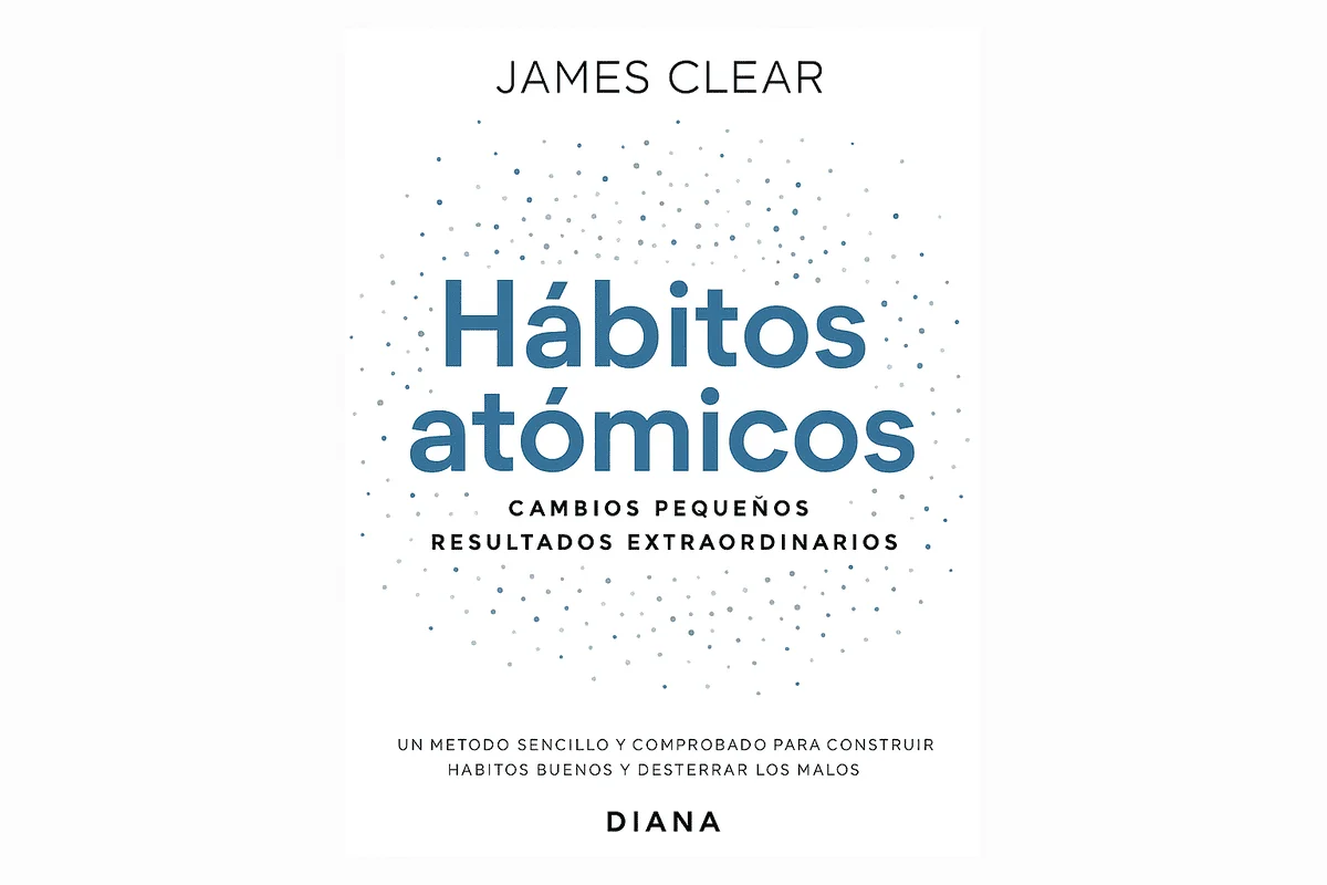 Portada de Hábitos atómicos de James Clear