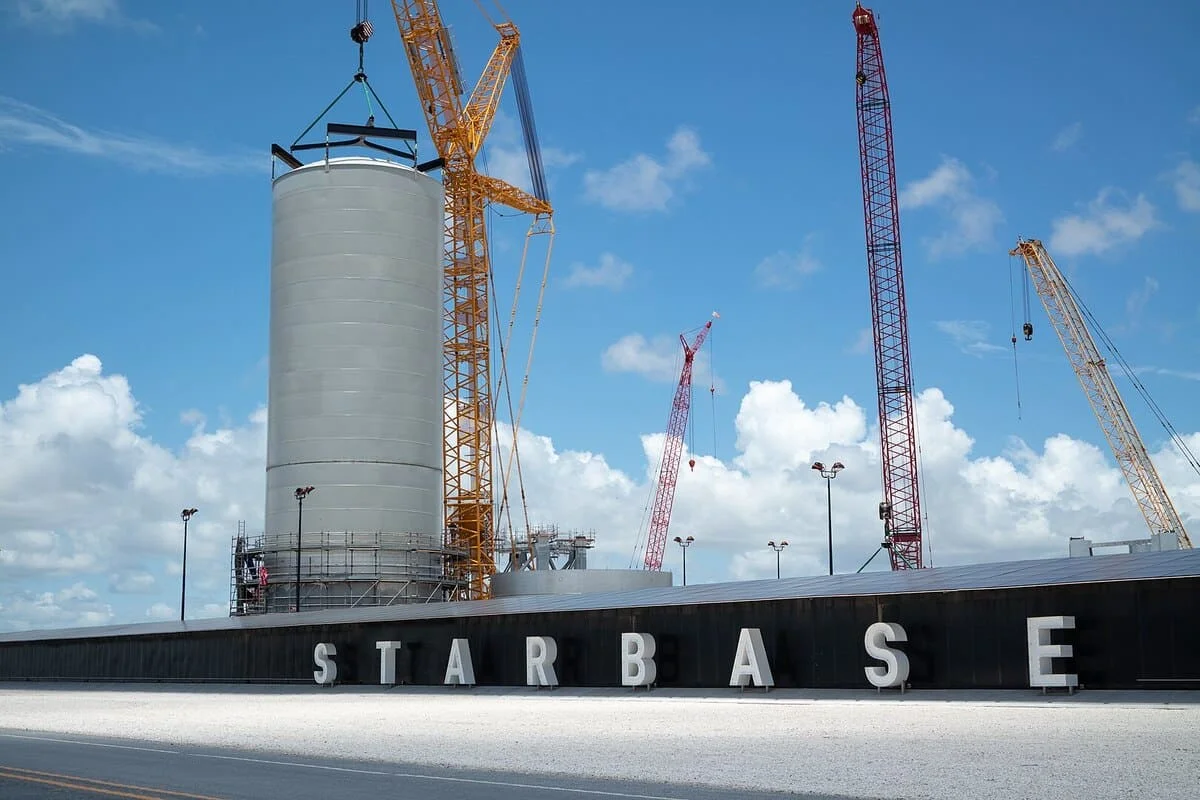 Infraestructura de lanzamiento en Starbase, Boca Chica, Texas