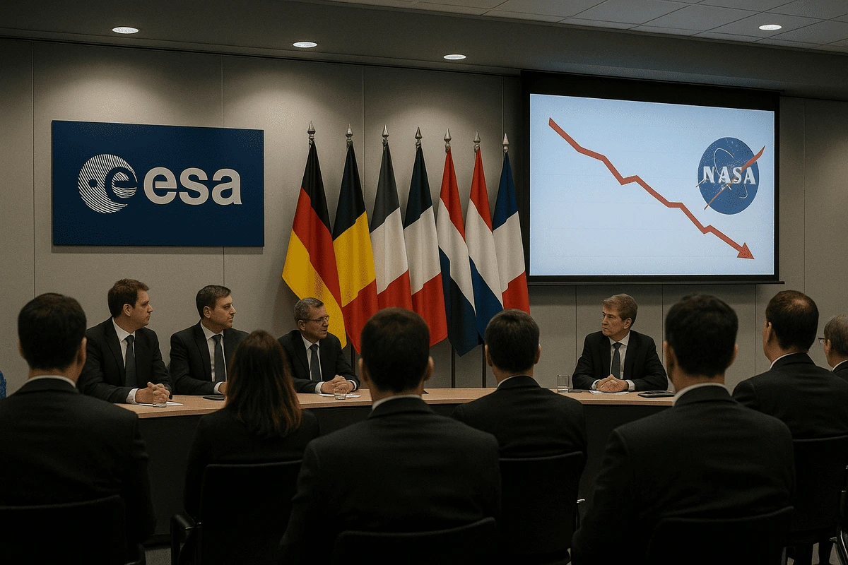 Reunión de la ESA con representantes de países europeos frente al recorte propuesto para la NASA