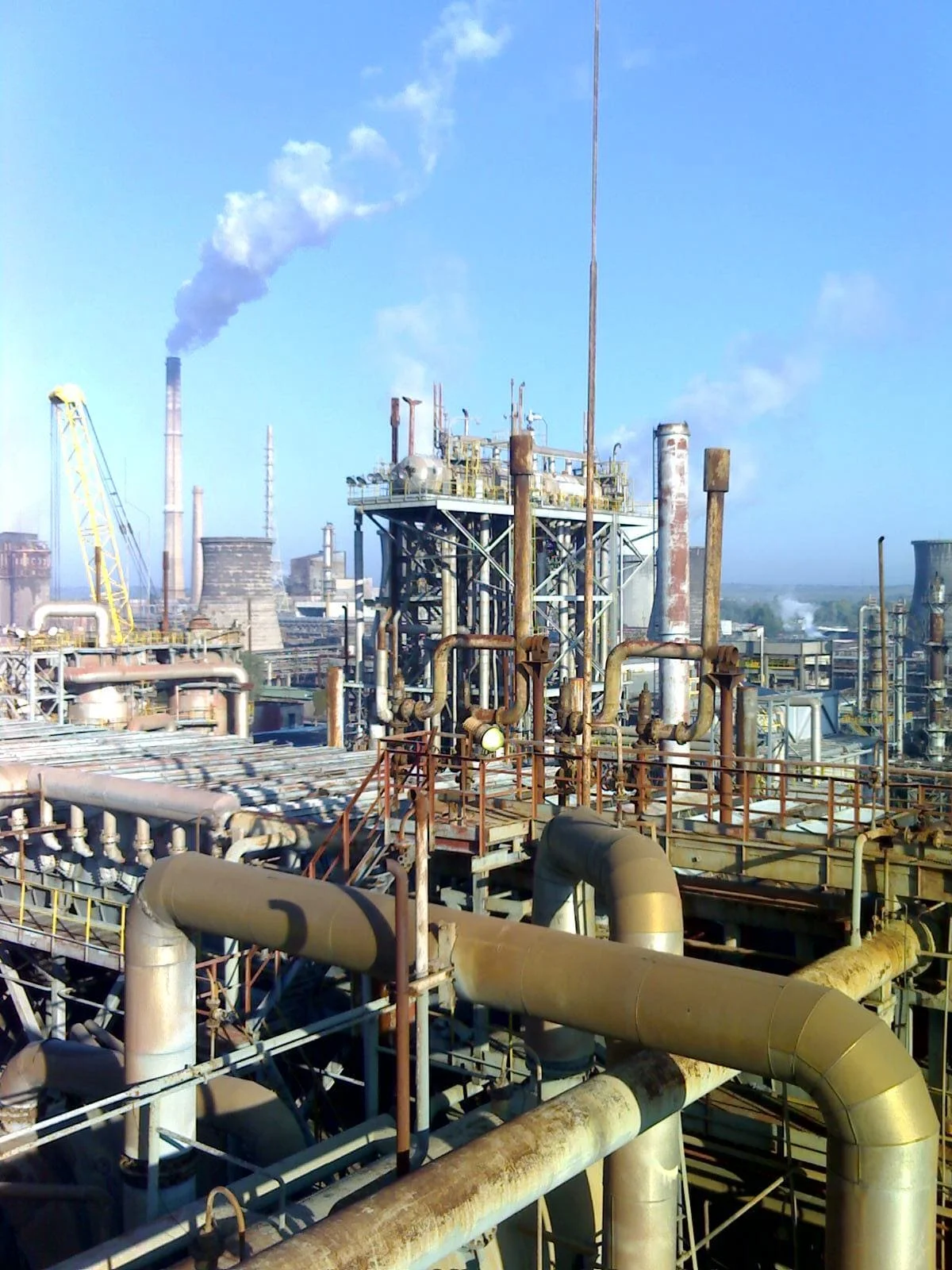 Planta industrial amoníaco