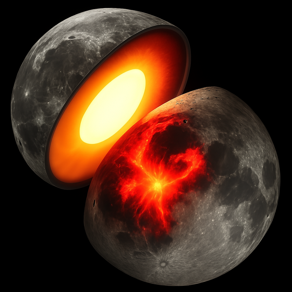 Interior caliente de la Luna y vulcanismo hace miles de millones de años
