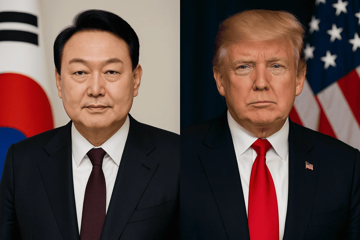 Yoon Suk-yeol y Donald Trump