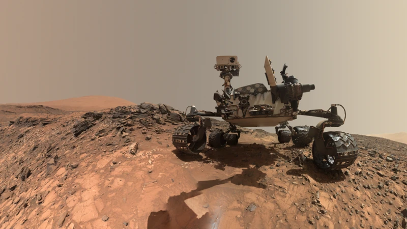 Rover de la NASA en la superficie de Marte