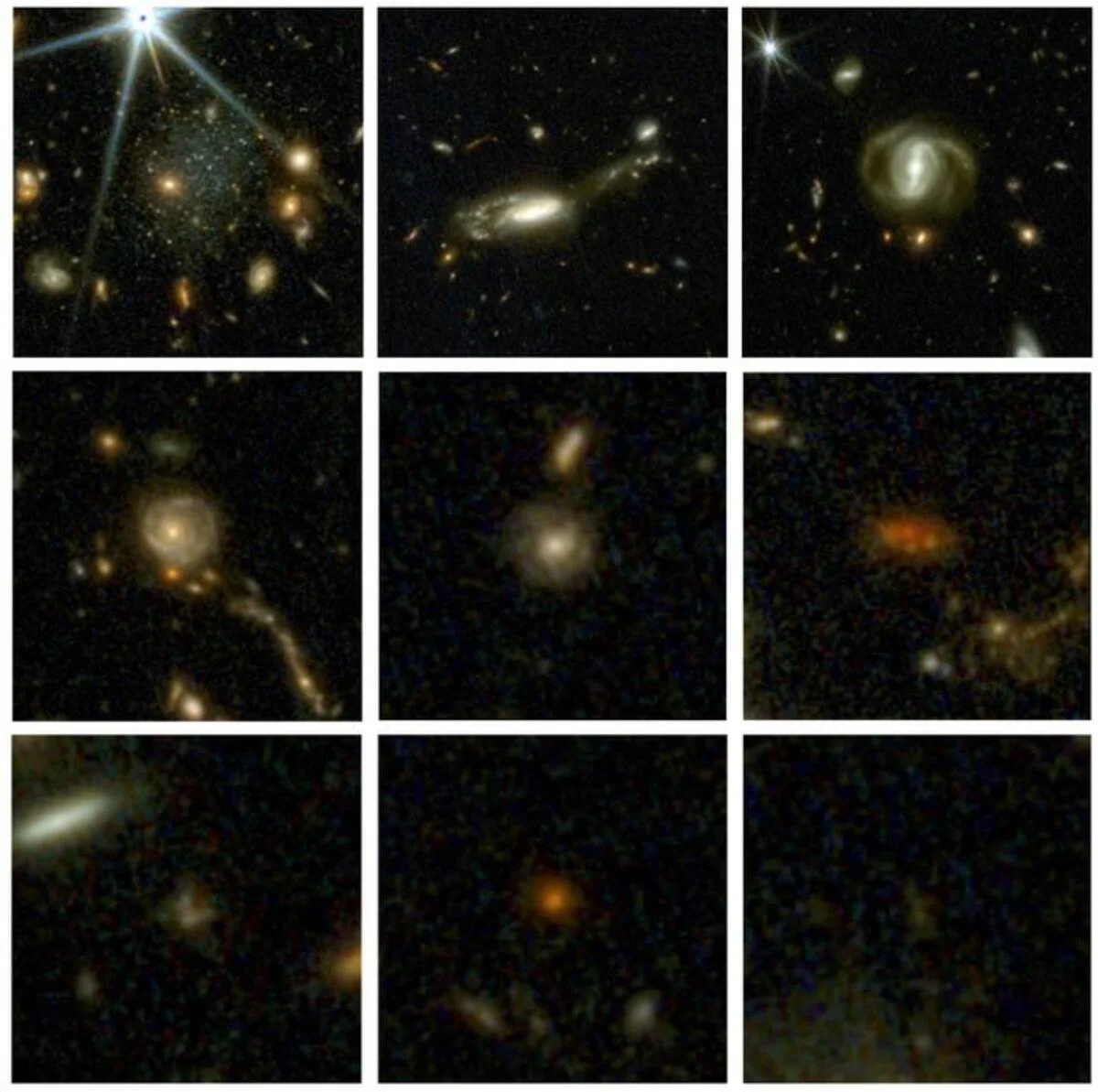 Evolución de galaxias en el universo, desde el presente hasta hace 10 mil millones de años