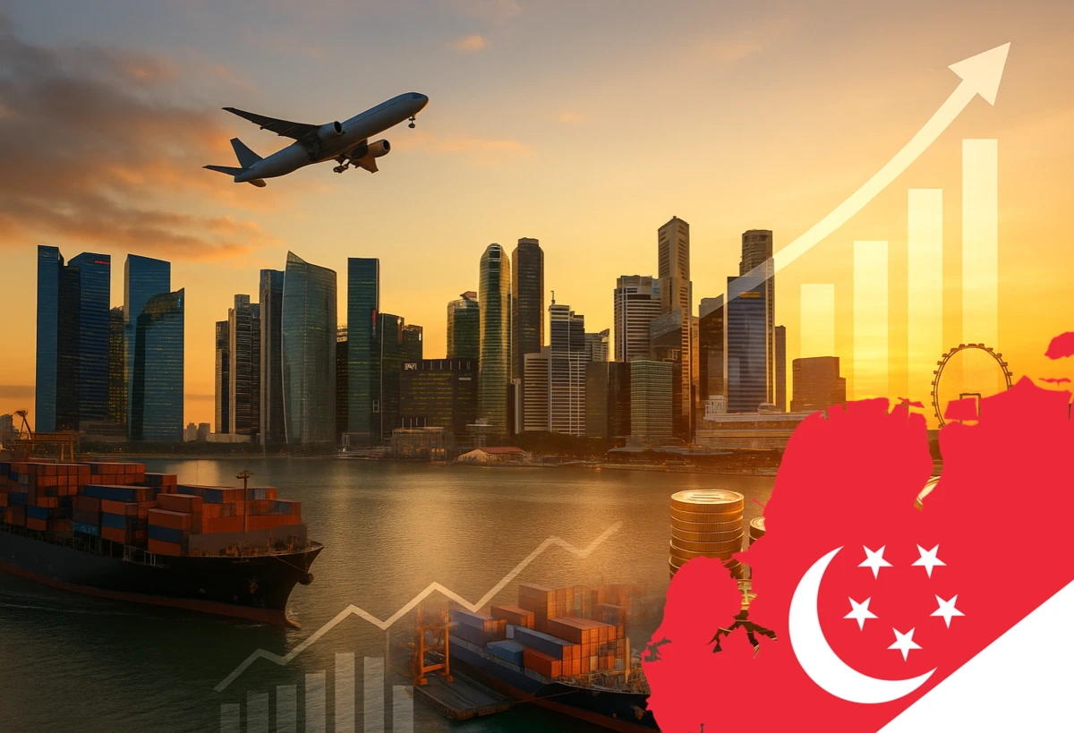 Panorámica del skyline de Singapur