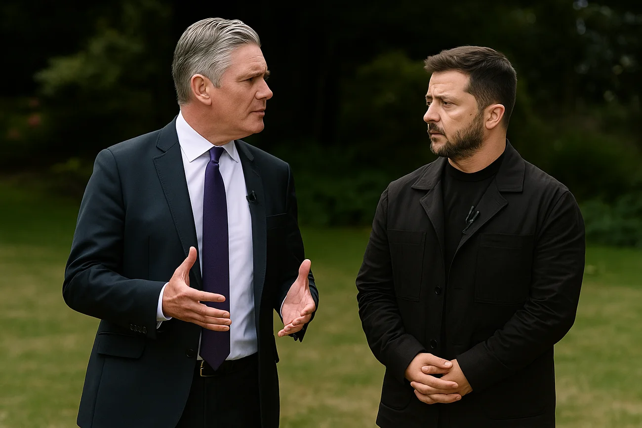 Starmer y Zelenskiy