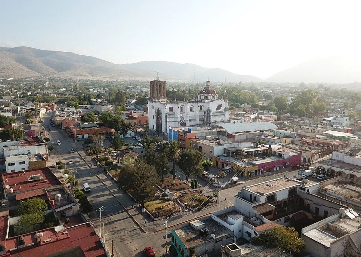 Plaza principal de Zimapán