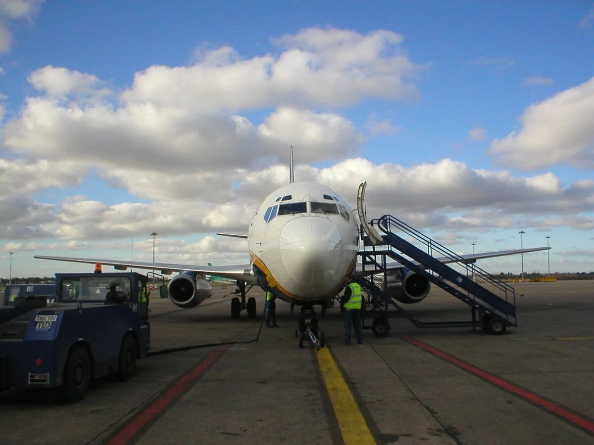 Avión de Ryanair
