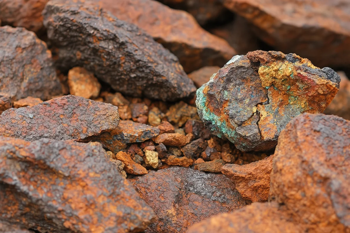 Minerales y rocas metálicas