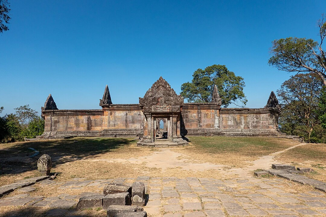 Vista panorámica del templo de Preah Vihear, monumento jemer en la frontera entre Camboya y Tailandia