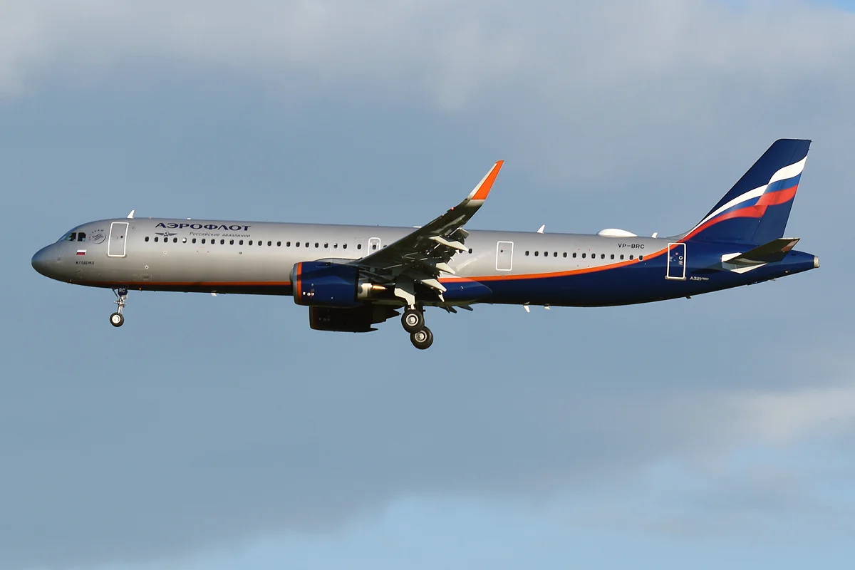 Avión Airbus A321 de Aeroflot