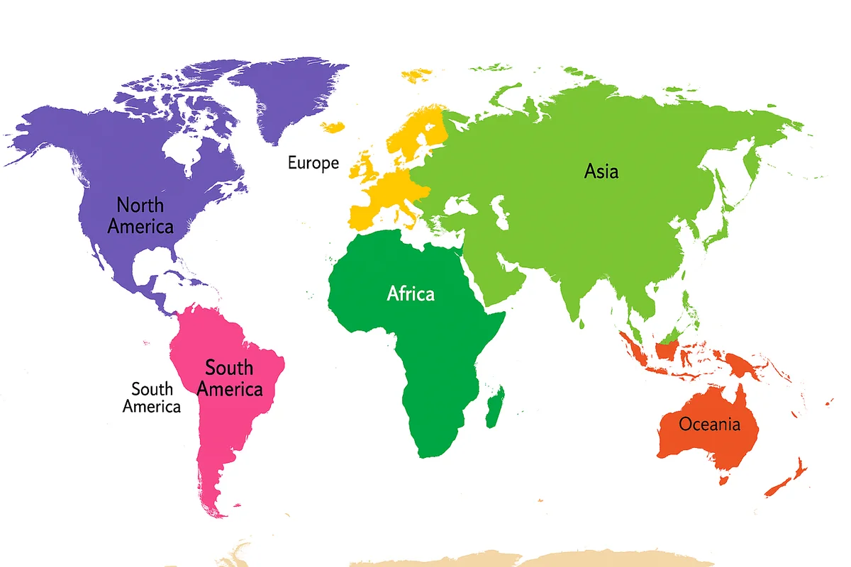 Mapa del mundo con África proyectada a escala correcta en comparación con otras regiones