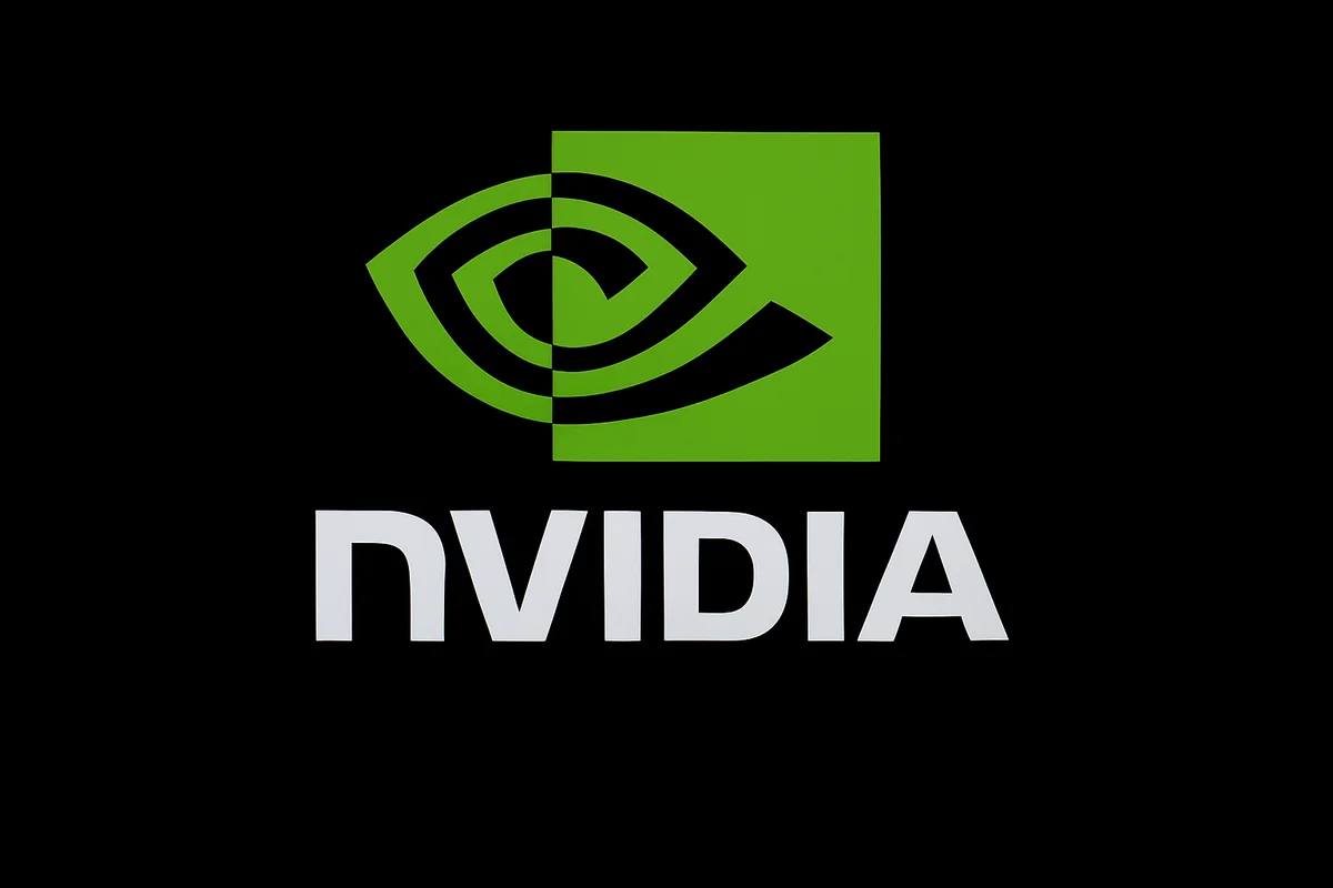 Logotipo de NVIDIA en verde y negro