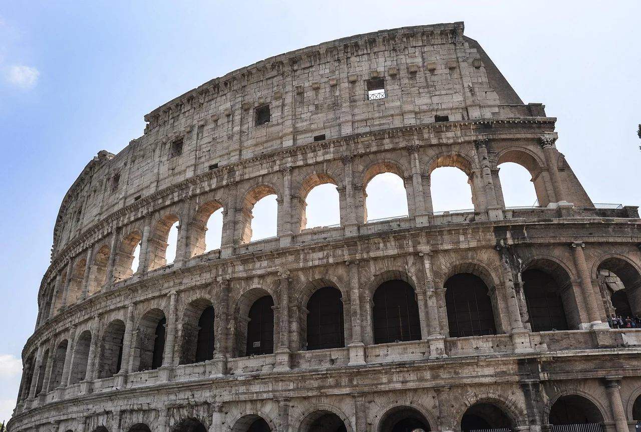 Vista del Coliseo en Roma