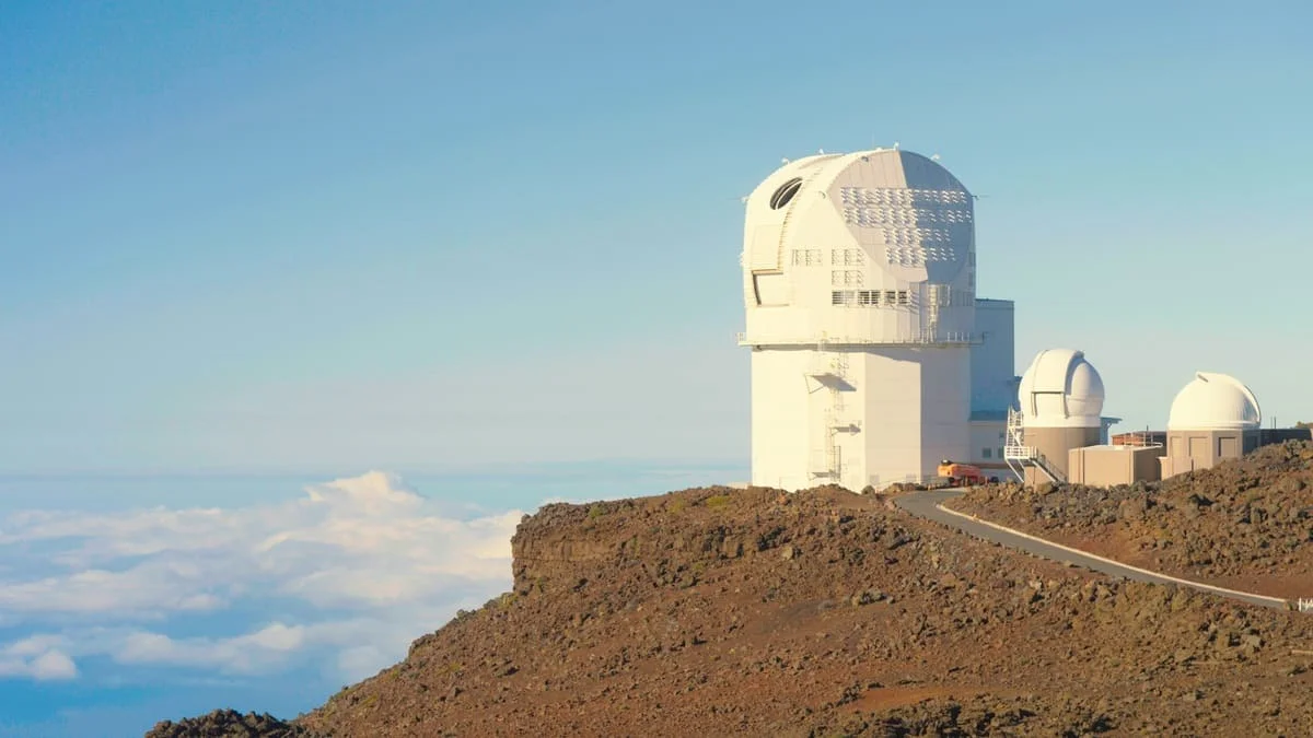 Exterior del Telescopio Solar Daniel K. Inouye en Hawái