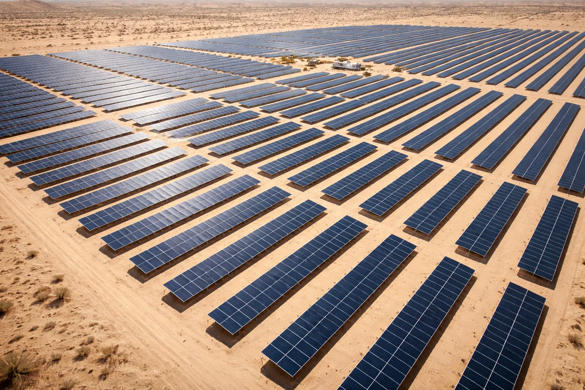 Paneles solares inspirados en árboles logran limpiarse solos y reducir costos en zonas desérticas