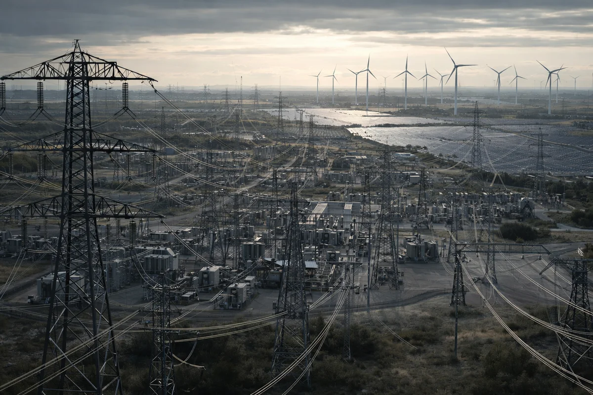 Red eléctrica saturada frente a renovables