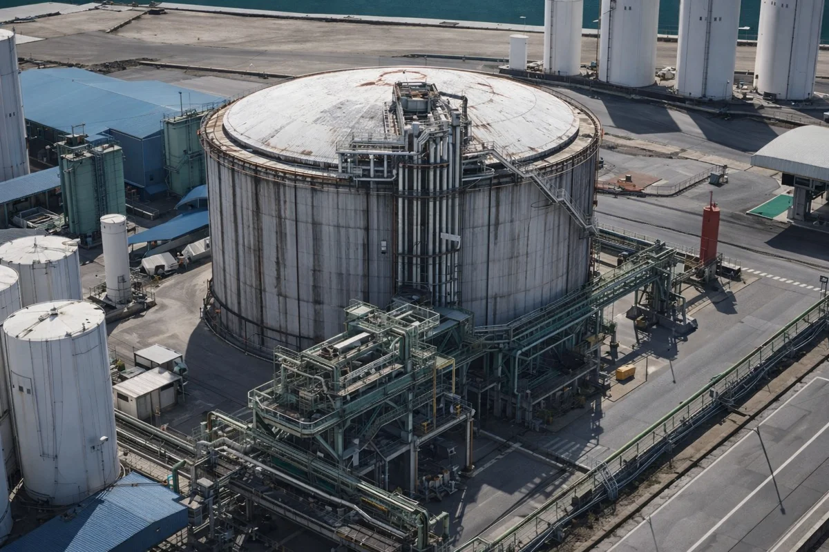 Planta industrial de amoníaco