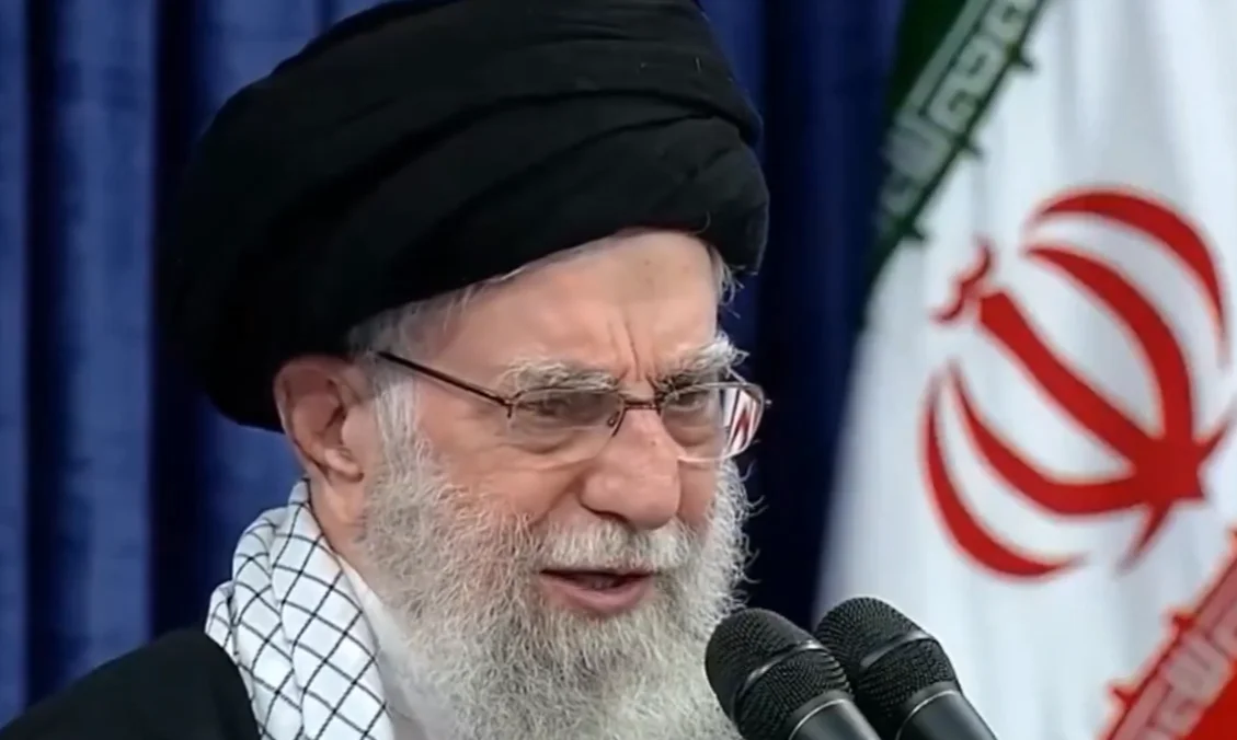 Ali Jamenei durante una intervención pública en Teherán
