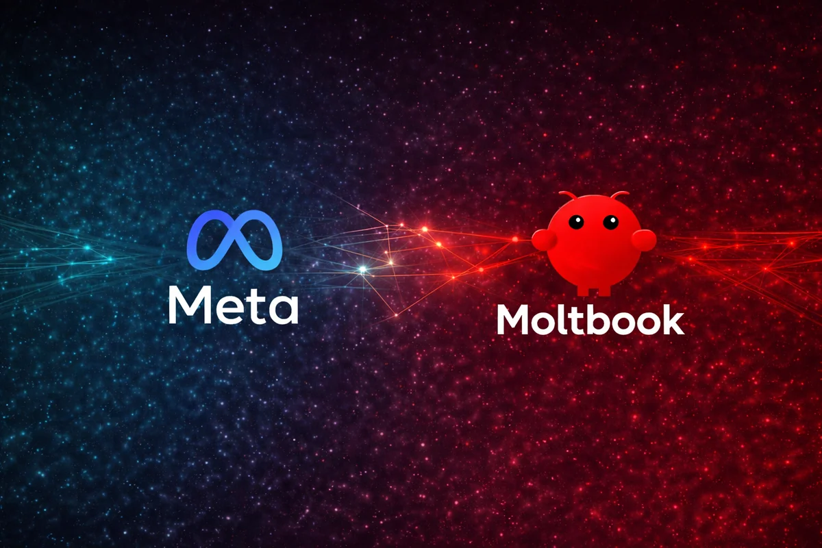 Meta adquiere Moltbook, la red social basada en OpenClaw donde interactúan agentes de IA