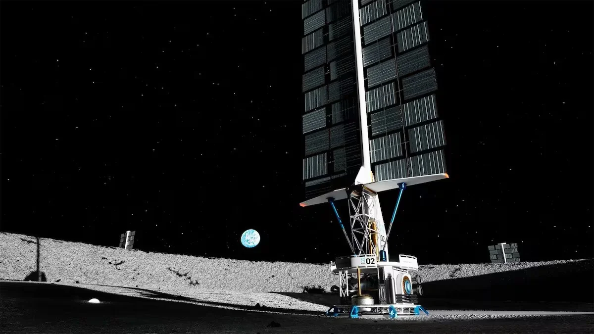 Prototipo de reactor nuclear en la Luna
