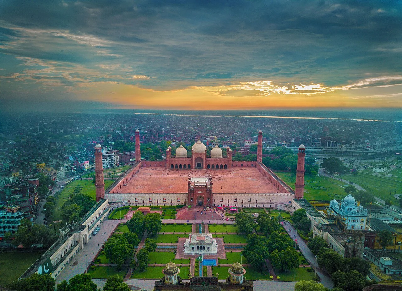 Vista aérea de Lahore