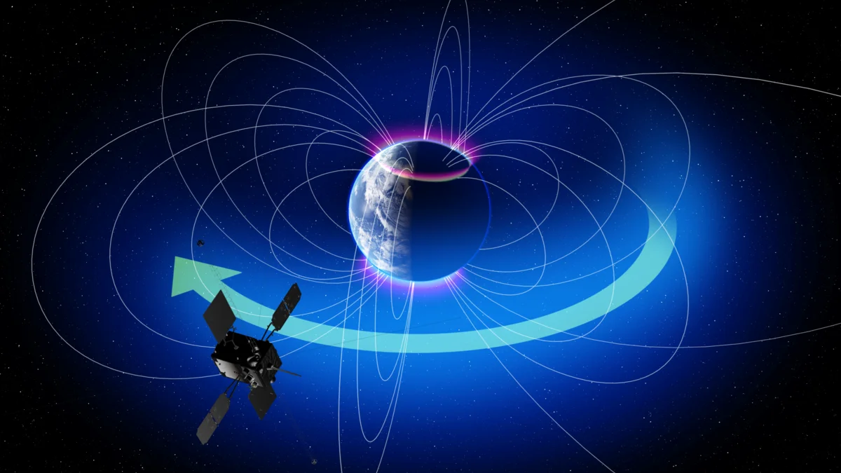 Satélite Arase observando iones en una supertormenta geomagnética