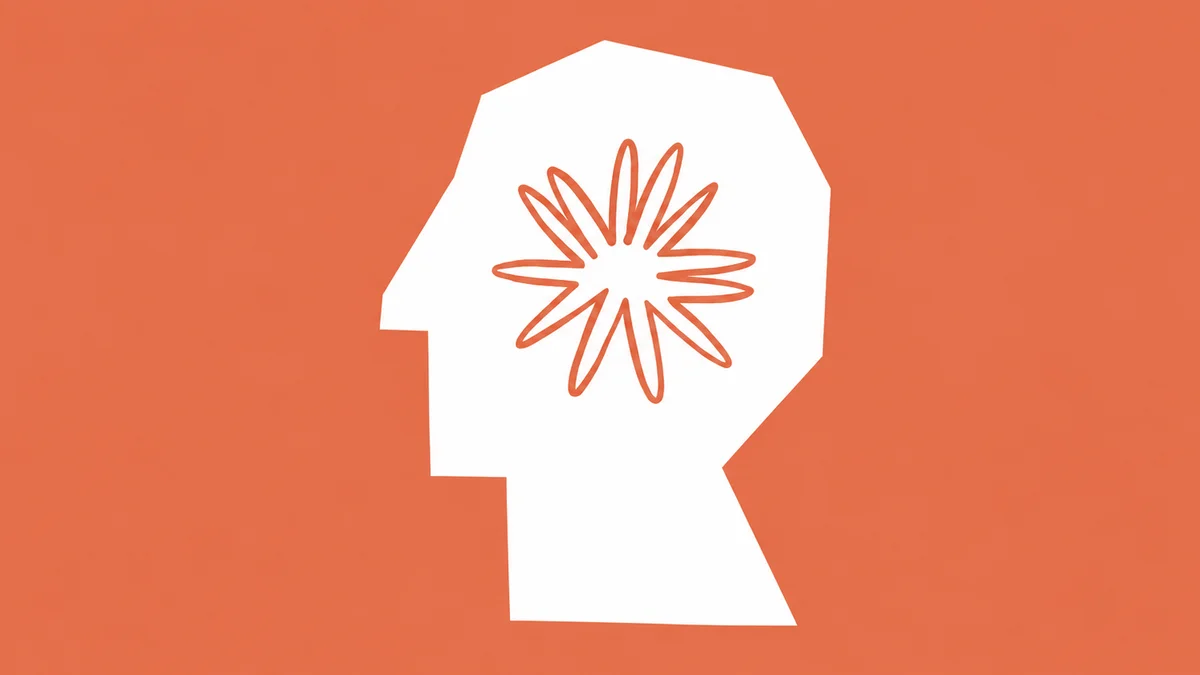 Logo de Claude sobre fondo naranja.