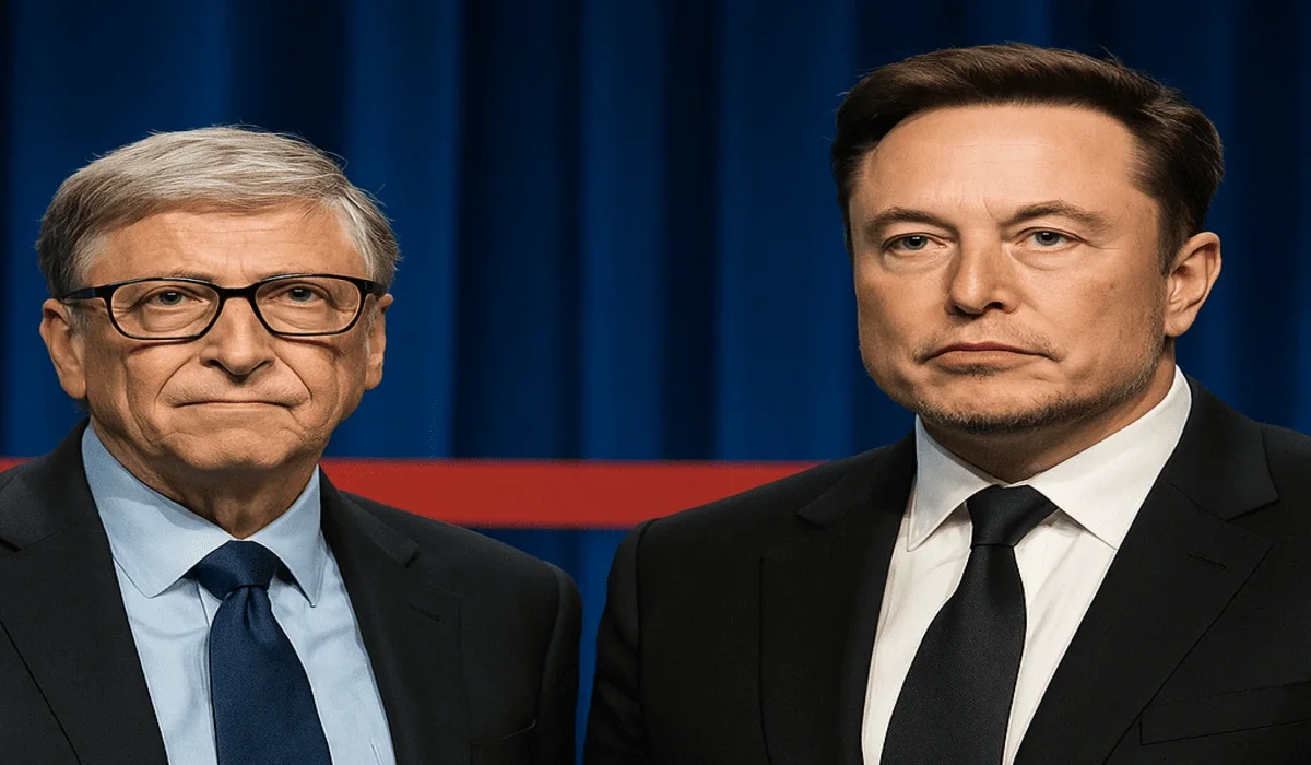 Bill Gates y Elon Musk juntos en evento público