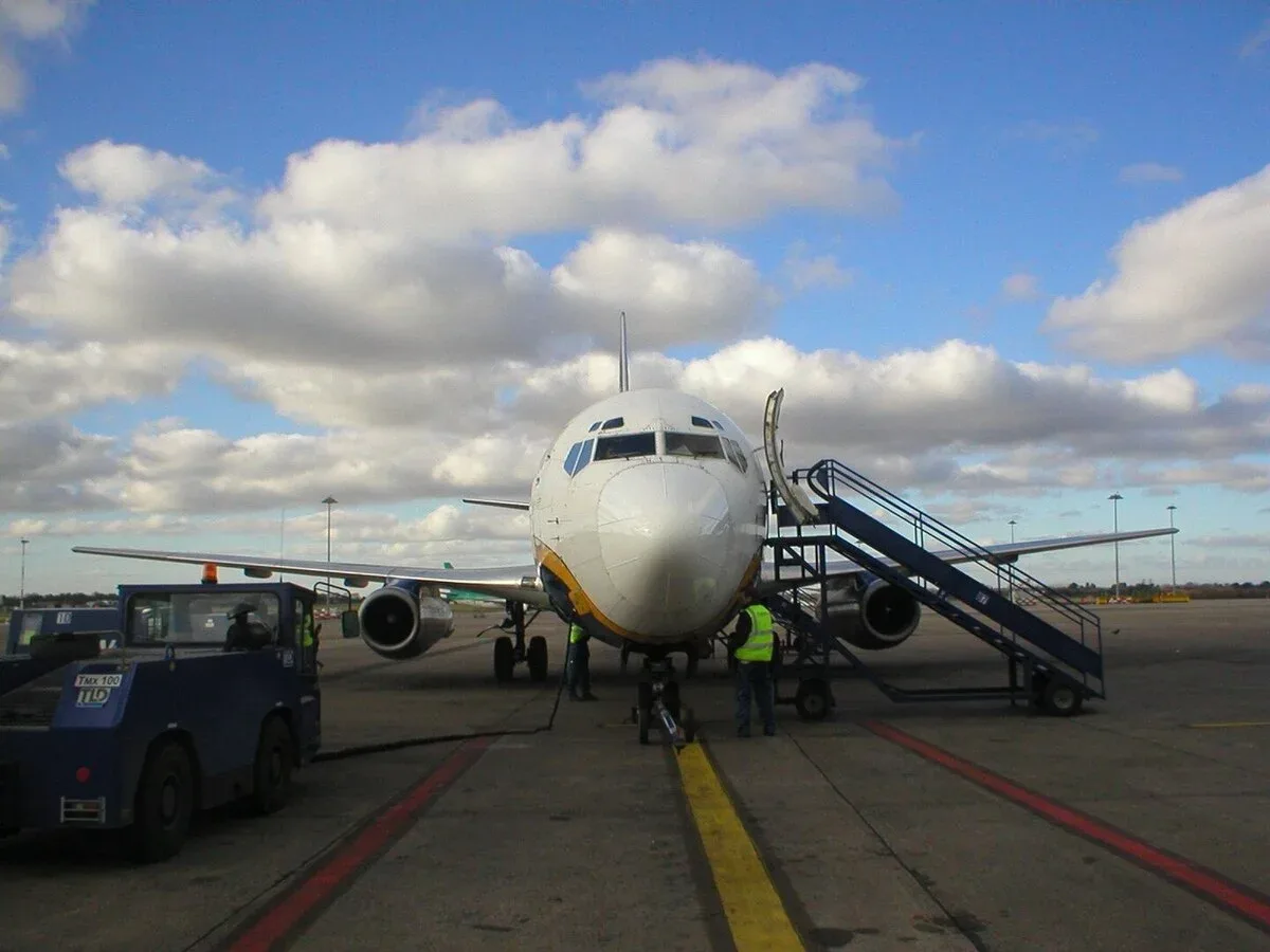 Avión de Ryanair