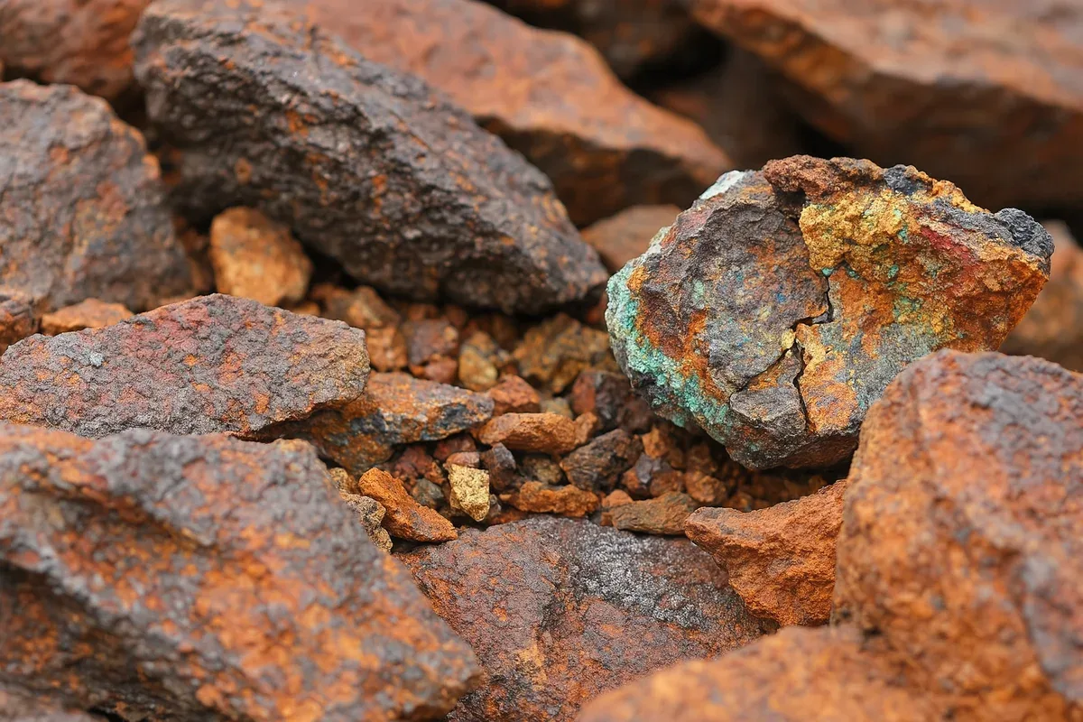 Minerales y rocas metálicas