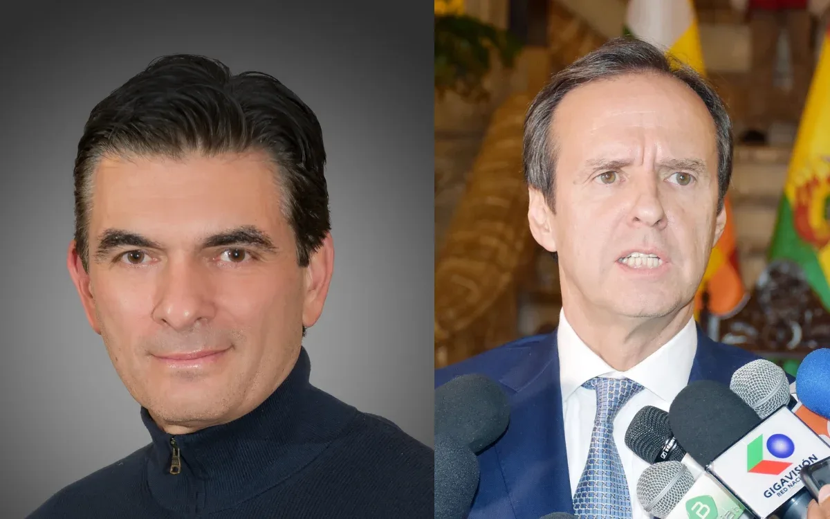 Rodrigo Paz Pereira y Jorge Quiroga Ramírez, figuras políticas de Bolivia