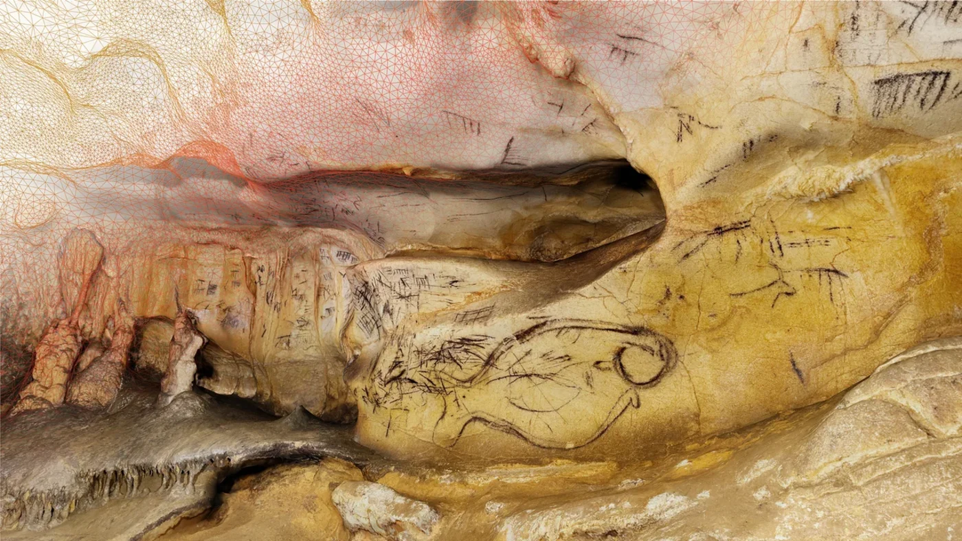 Reconstrucción digital en 3D de la cueva de La Pileta realizada por investigadores de la Universidad de Sevilla