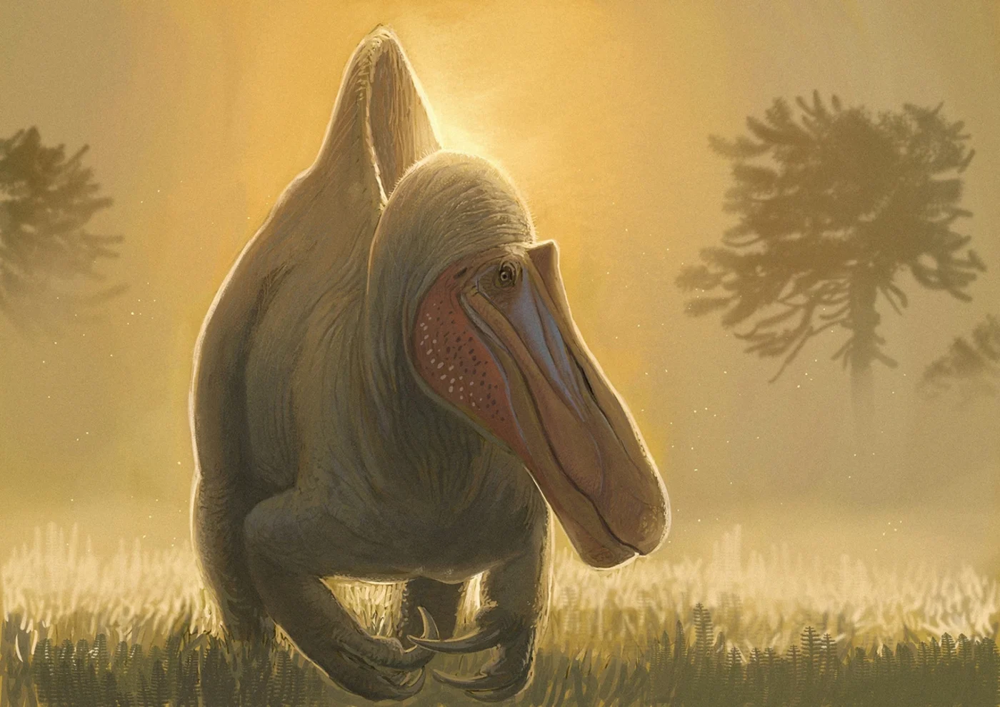 Recreación artística de Camarillasaurus cirugedae, dinosaurio del Cretácico temprano descubierto en España