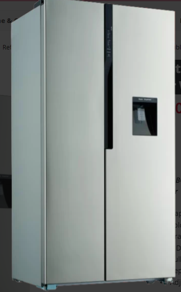 ADH 658 – Litres Fridge, Double Door Refrigerator With Water Dispenser – Silver