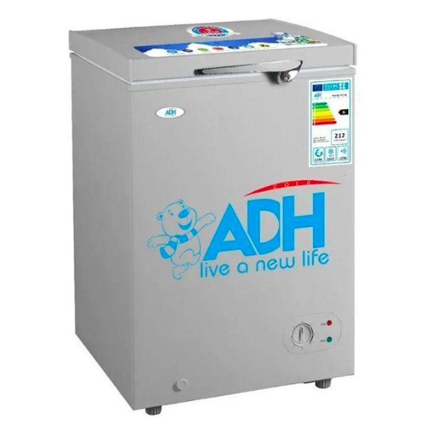 ADH 130 Liters Defrost Chest Freezer – Gray