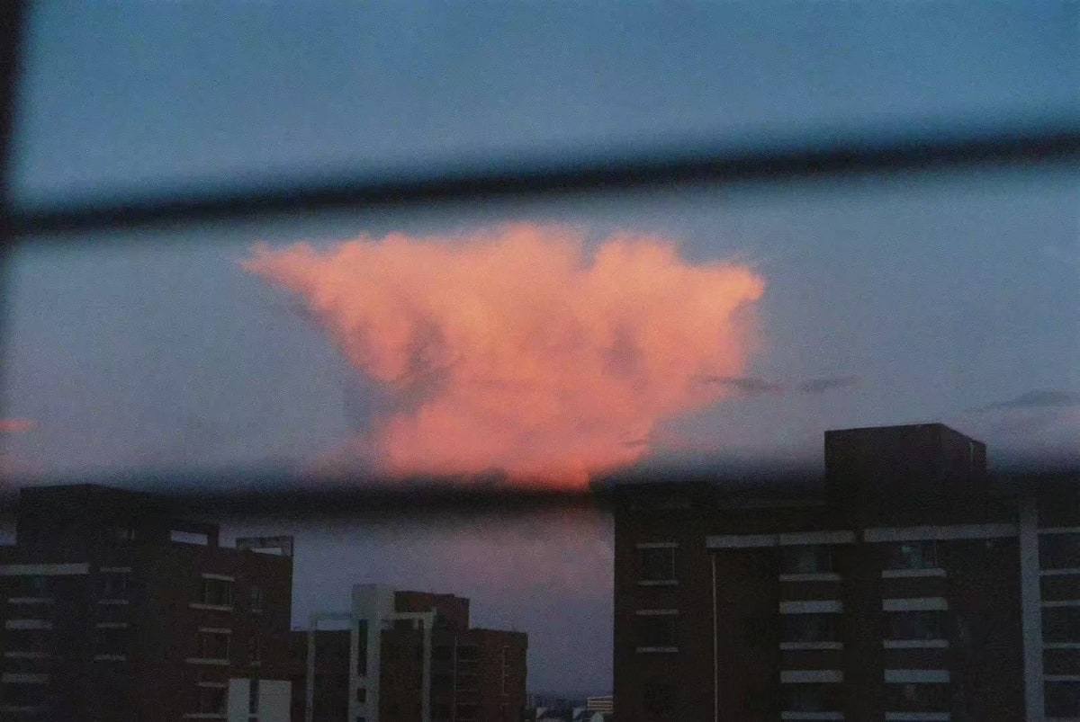 A pink cloud