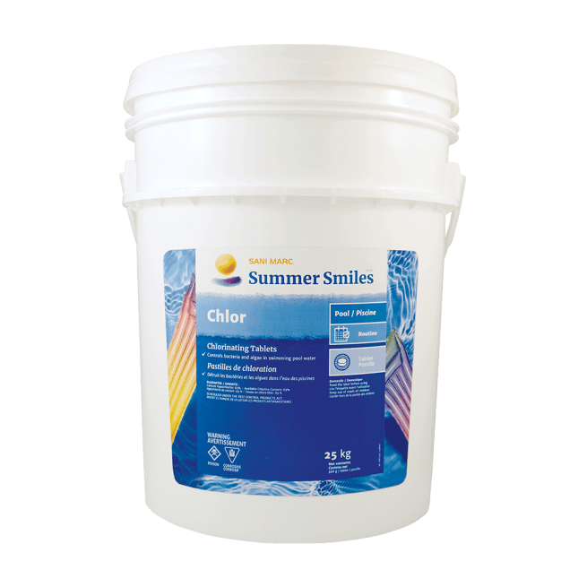 Pool maintenance, Pool store, Chlor tablets