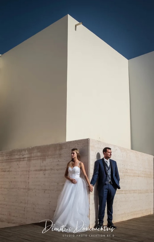 Outdoor wedding portrait from Studio Photo Creation