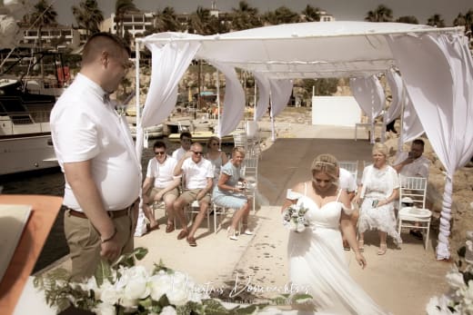 Photo from an english weddings in Paphos by Studio Photo Creation
