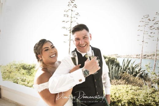 Photo from an english weddings in Paphos by Studio Photo Creation