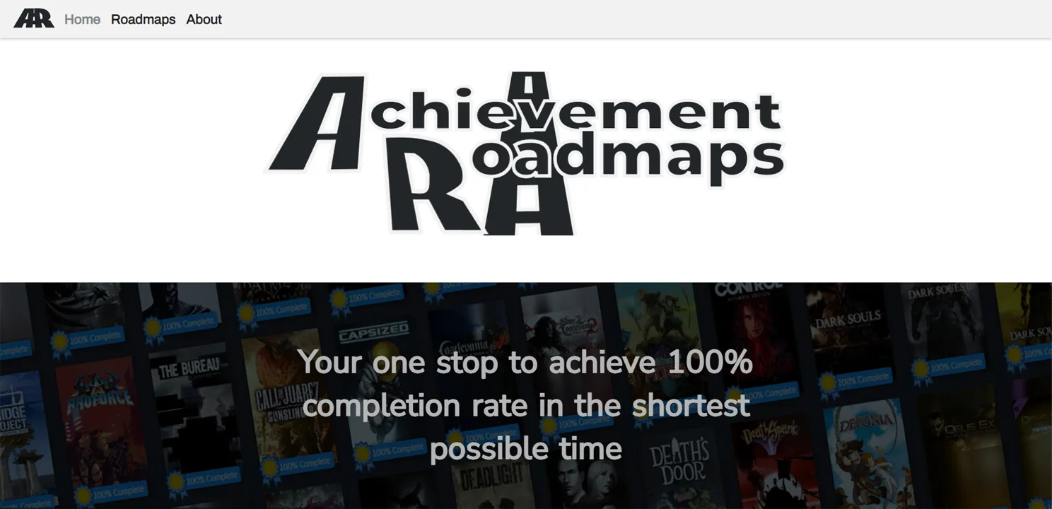 achievement roadmaps website preview