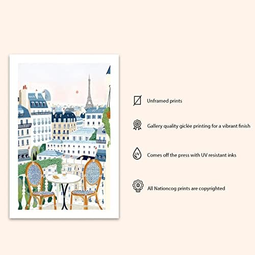 Vue 2 de Impression Artistique Tour Eiffel