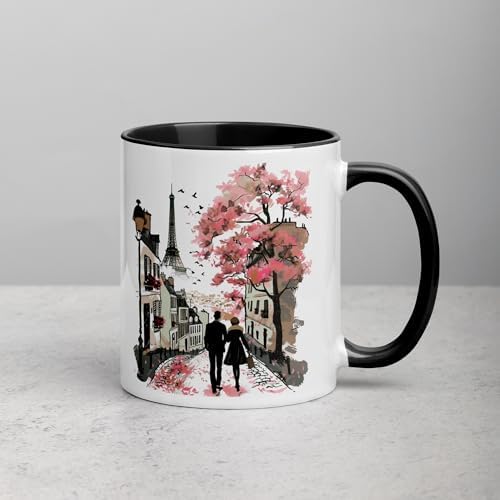 Vue 2 de Mug Paris Tour Eiffel